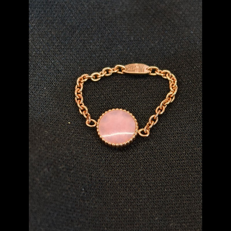 Dior Rose des vents系列 八芒星單鑽戒指 51碼-0