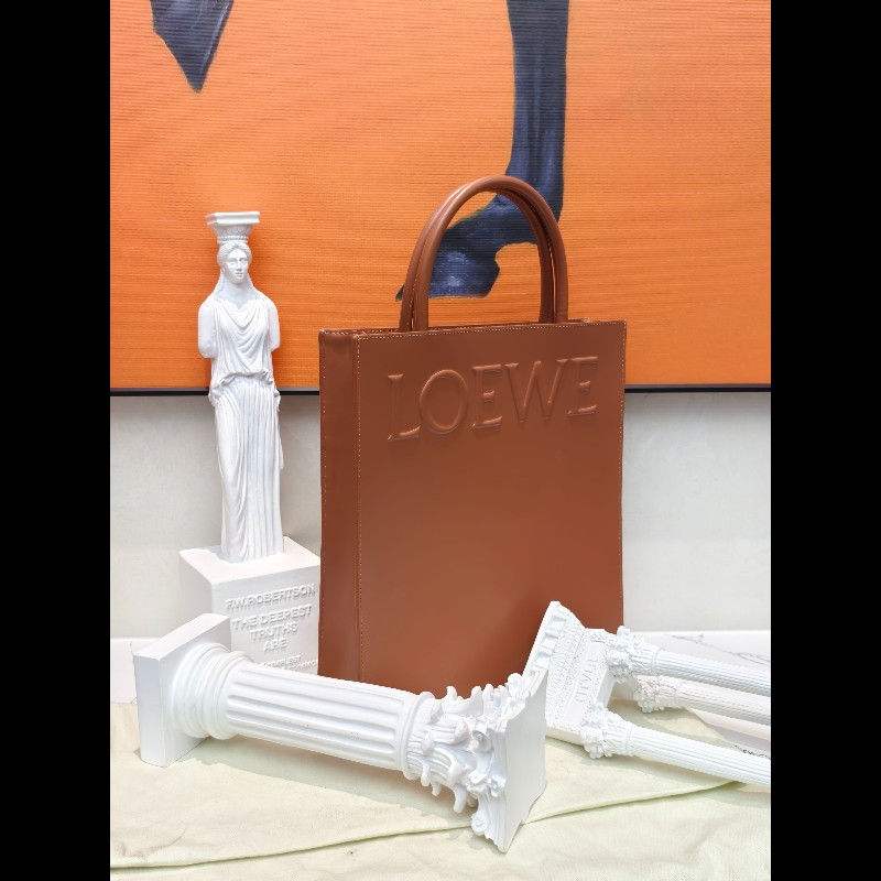 Loewe A4琴譜托特包 焦糖色 肩背包斜背包-1