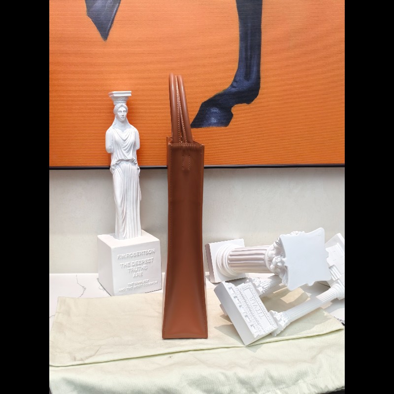 Loewe A4琴譜托特包 焦糖色 肩背包斜背包-4