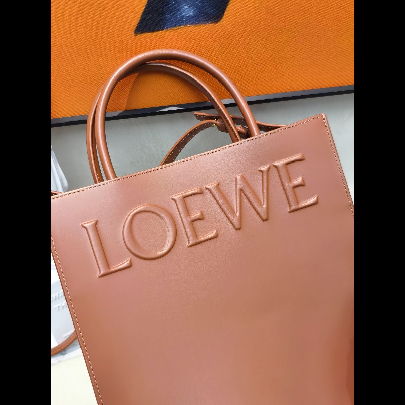 Loewe A4琴譜托特包 焦糖色 肩背包斜背包-20