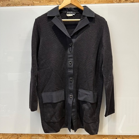 【美收精品】FERRAGAMO 黑色針織長袖 4-518