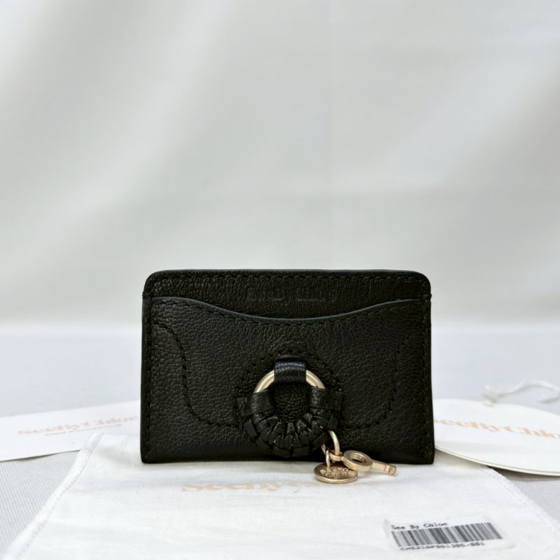 See by Chloe編織金屬圈卡片夾-0