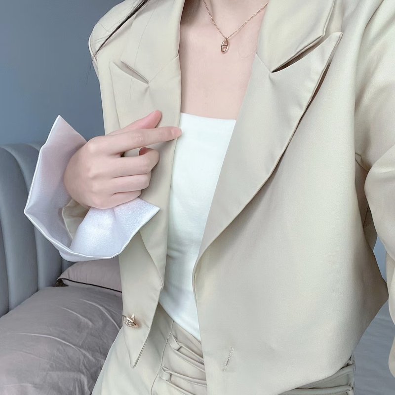HERMES Farandole pendant 18K玫瑰金豬鼻子項鍊-7