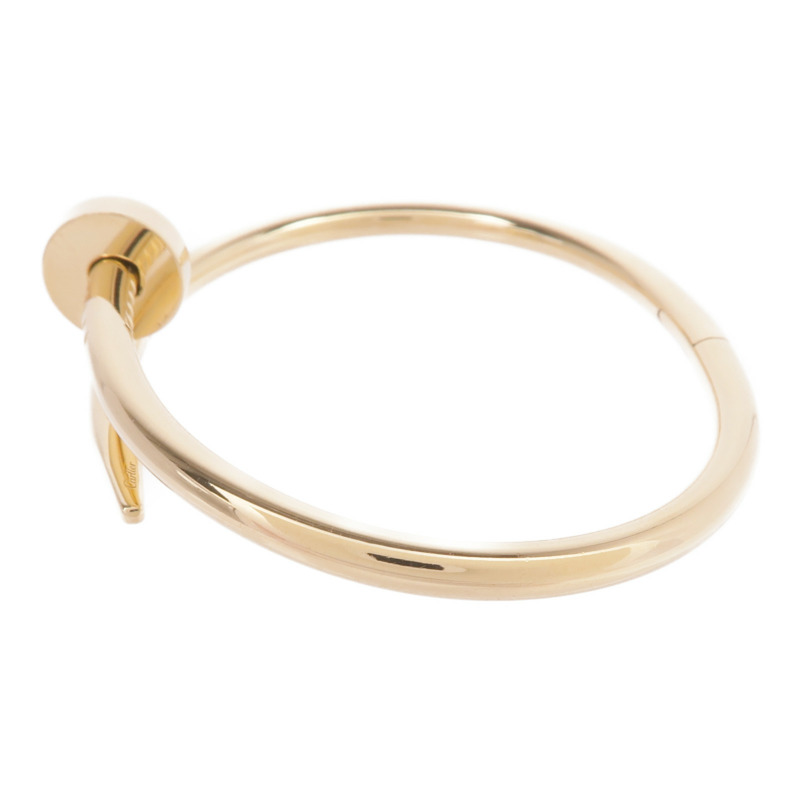 CARTIER 18K黃金Juste Un Clou手鐲Cartier#15-1