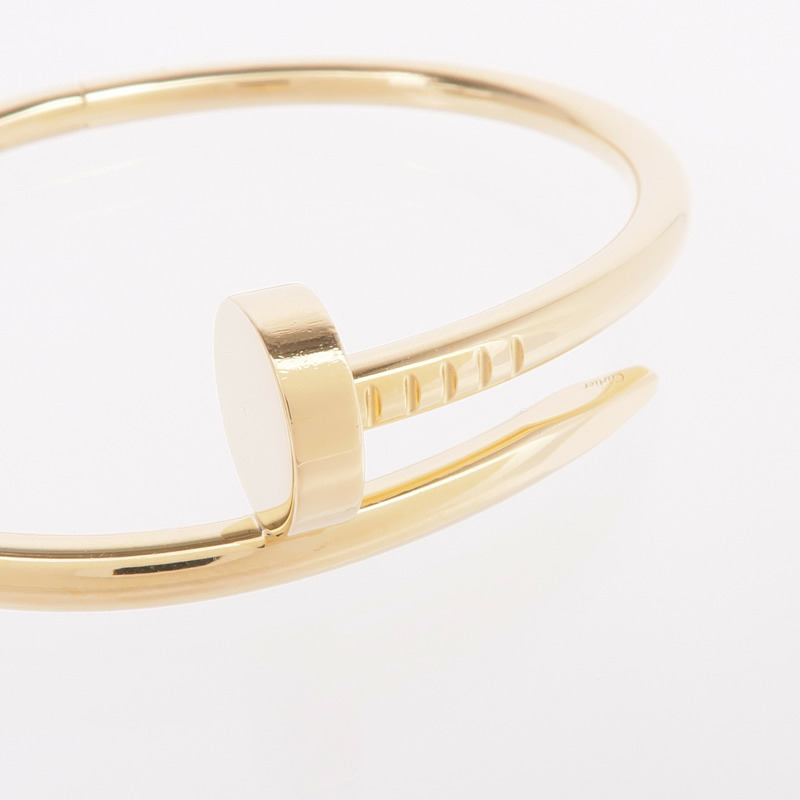 CARTIER 18K黃金Juste Un Clou手鐲Cartier#15-4