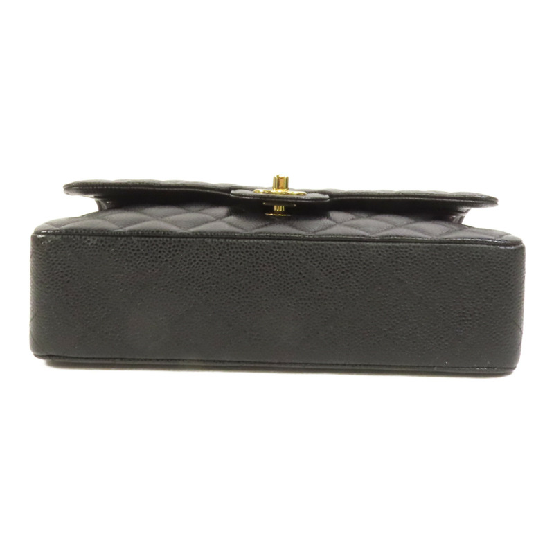 CHANEL 牛皮皮革Classic 25金扣鏈帶肩背袋-3