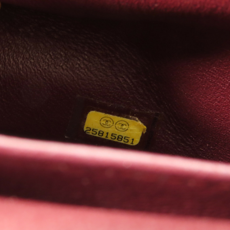 CHANEL 牛皮皮革Classic 25金扣鏈帶肩背袋-8