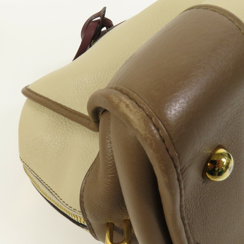 LOEWE 牛皮皮革Amazona 28金扣手挽袋-11