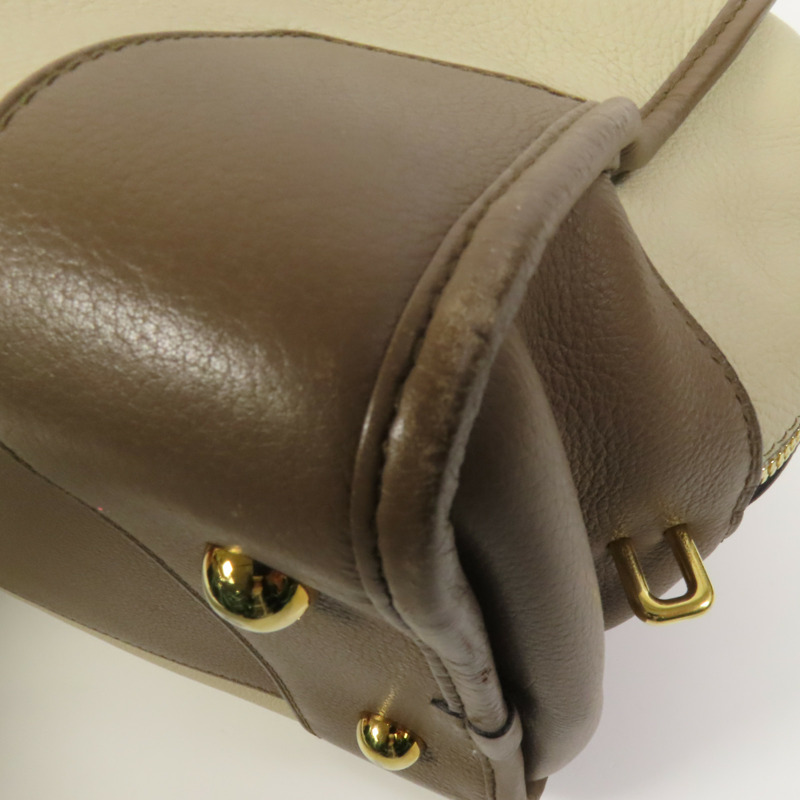 LOEWE 牛皮皮革Amazona 28金扣手挽袋-14