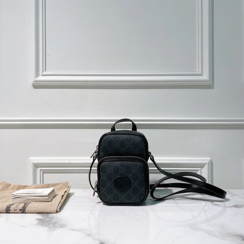 #大全配🈶台灣購證 #99近新 Gucci新款滿版斜挎包 #大手機🉑任務-3