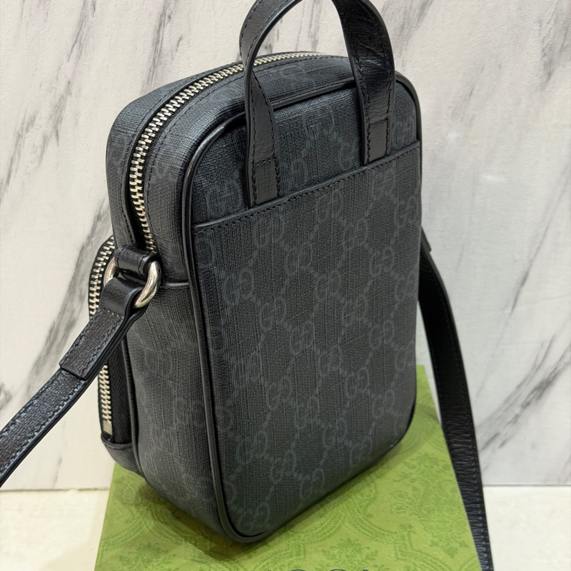 #大全配🈶台灣購證 #99近新 Gucci新款滿版斜挎包 #大手機🉑任務-6