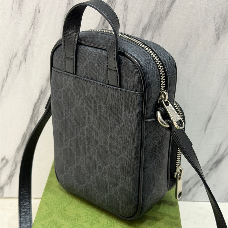 #大全配🈶台灣購證 #99近新 Gucci新款滿版斜挎包 #大手機🉑任務-7