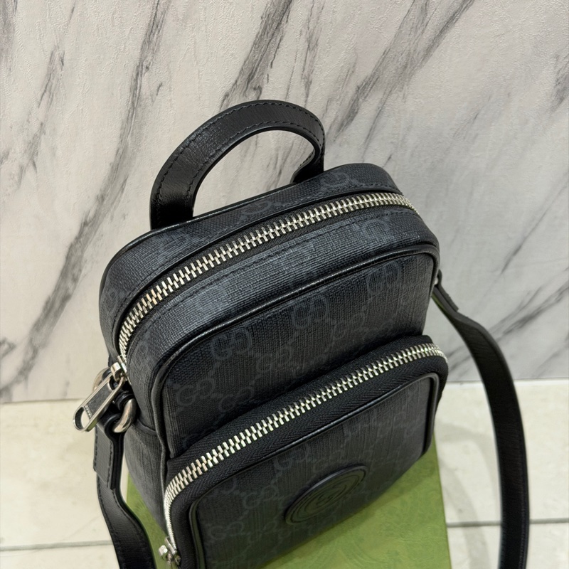 #大全配🈶台灣購證 #99近新 Gucci新款滿版斜挎包 #大手機🉑任務-9