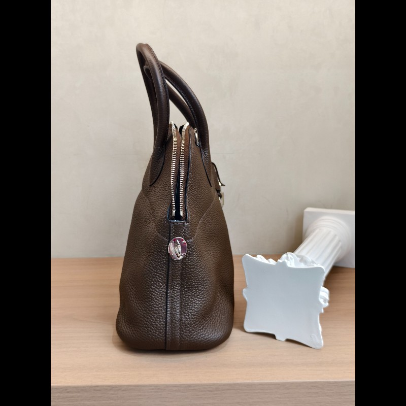 Hermes Bolide31保齡球包tc皮 手提包 肩背包-2