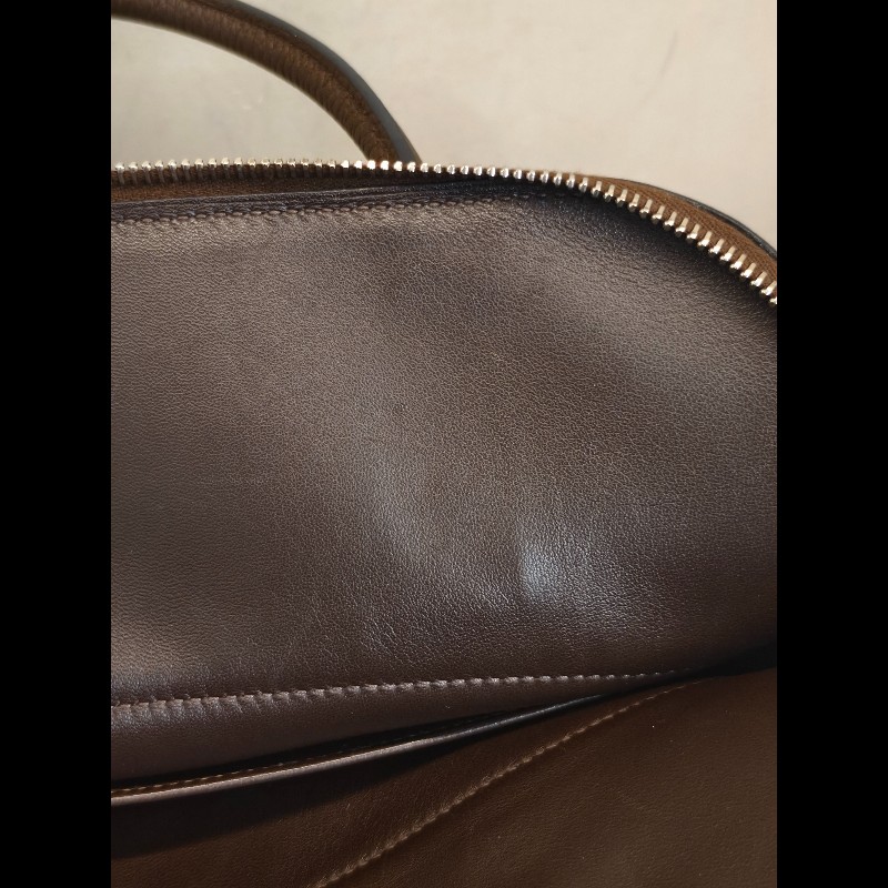 Hermes Bolide31保齡球包tc皮 手提包 肩背包-14