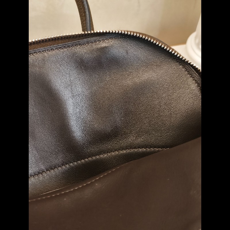 Hermes Bolide31保齡球包tc皮 手提包 肩背包-17