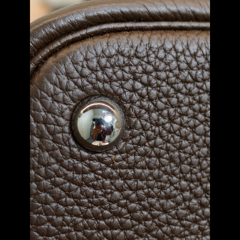 Hermes Bolide31保齡球包tc皮 手提包 肩背包-23