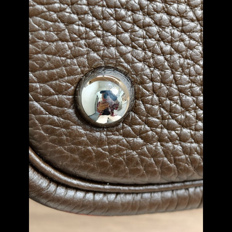 Hermes Bolide31保齡球包tc皮 手提包 肩背包-24