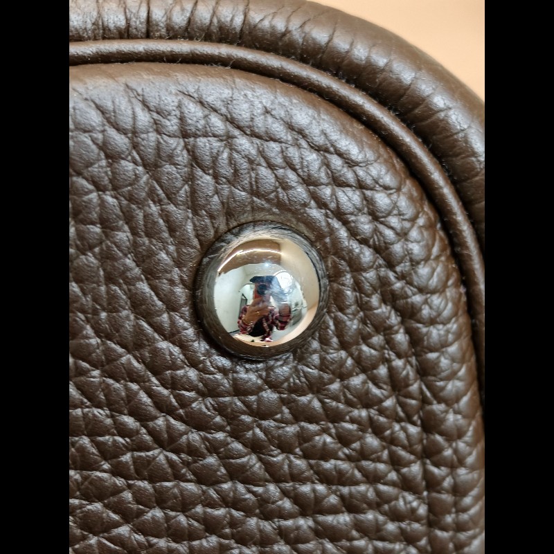 Hermes Bolide31保齡球包tc皮 手提包 肩背包-27