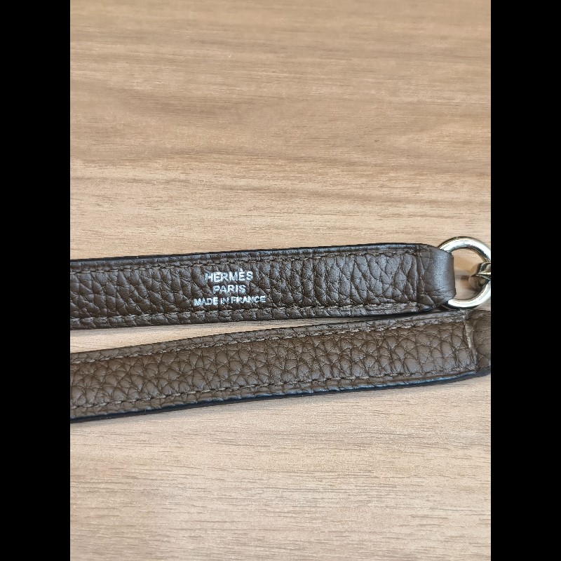 Hermes Bolide31保齡球包tc皮 手提包 肩背包-29