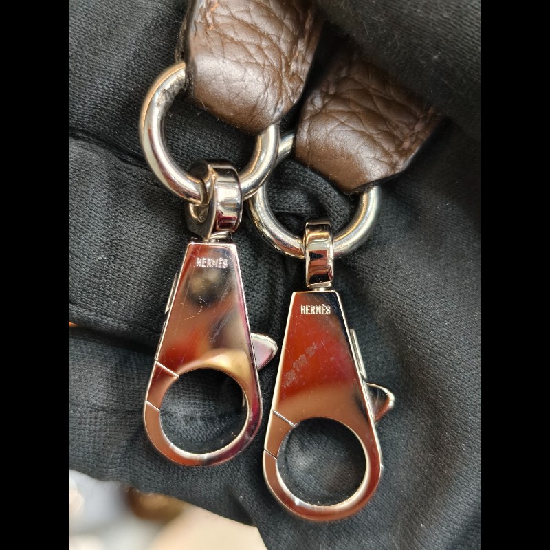 Hermes Bolide31保齡球包tc皮 手提包 肩背包-30