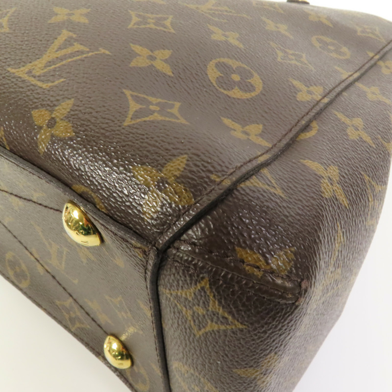 LOUIS VUITTON Monogram Montaigne MM金扣手挽肩背兩用袋-10