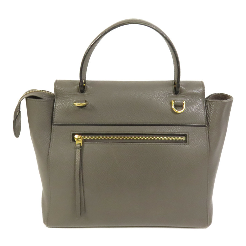 CELINE 牛皮皮革Micro Belt Bag金扣手挽肩背兩用袋-1