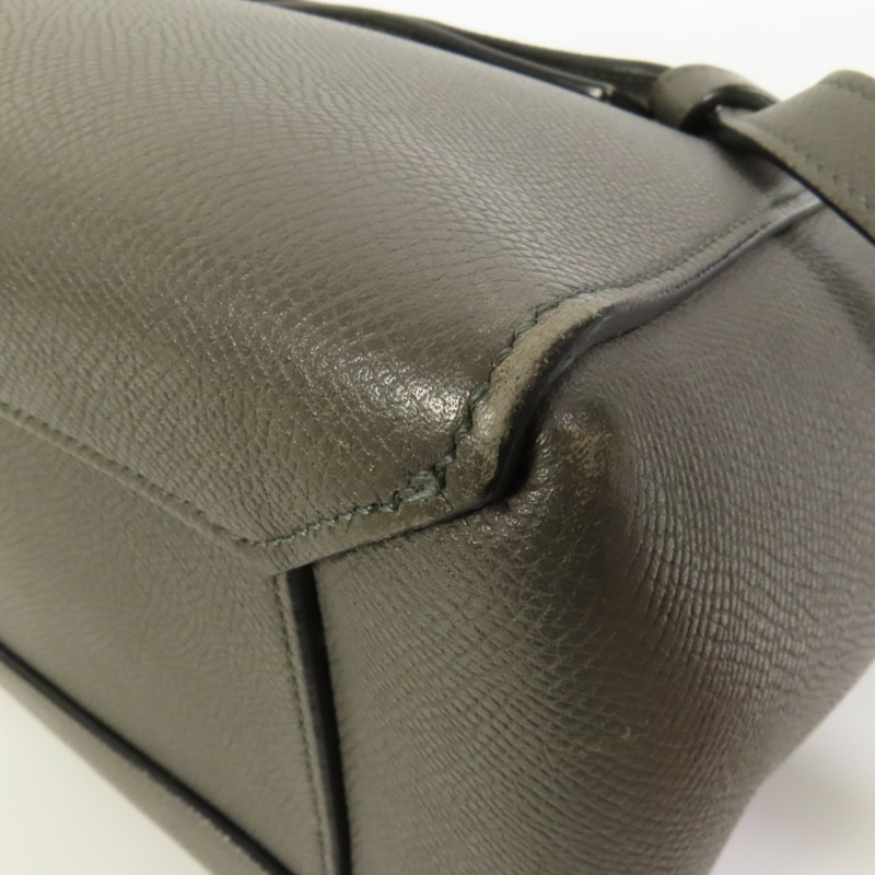 CELINE 牛皮皮革Micro Belt Bag金扣手挽肩背兩用袋-11