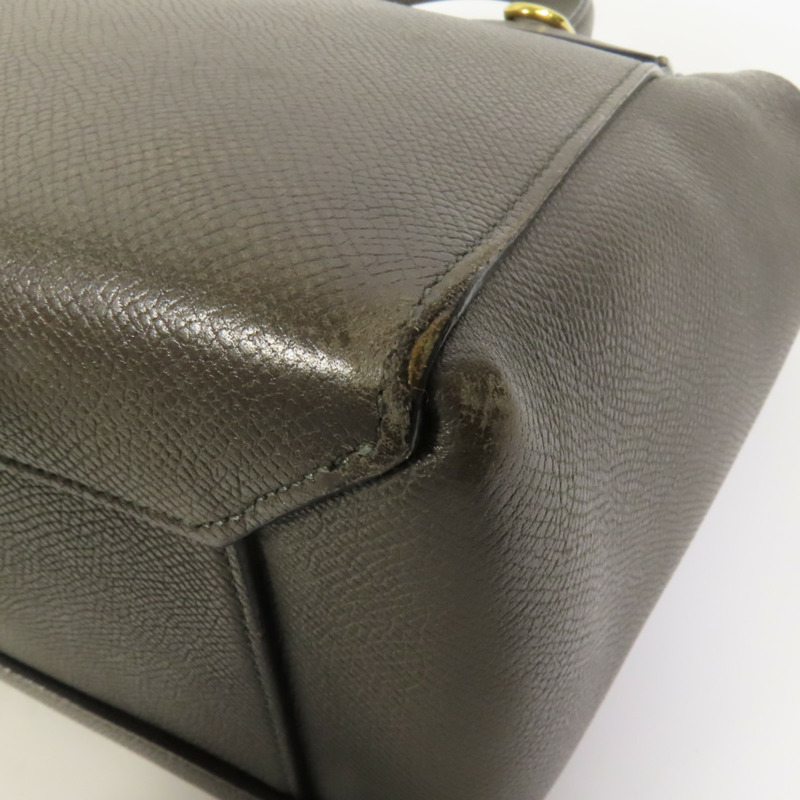 CELINE 牛皮皮革Micro Belt Bag金扣手挽肩背兩用袋-13