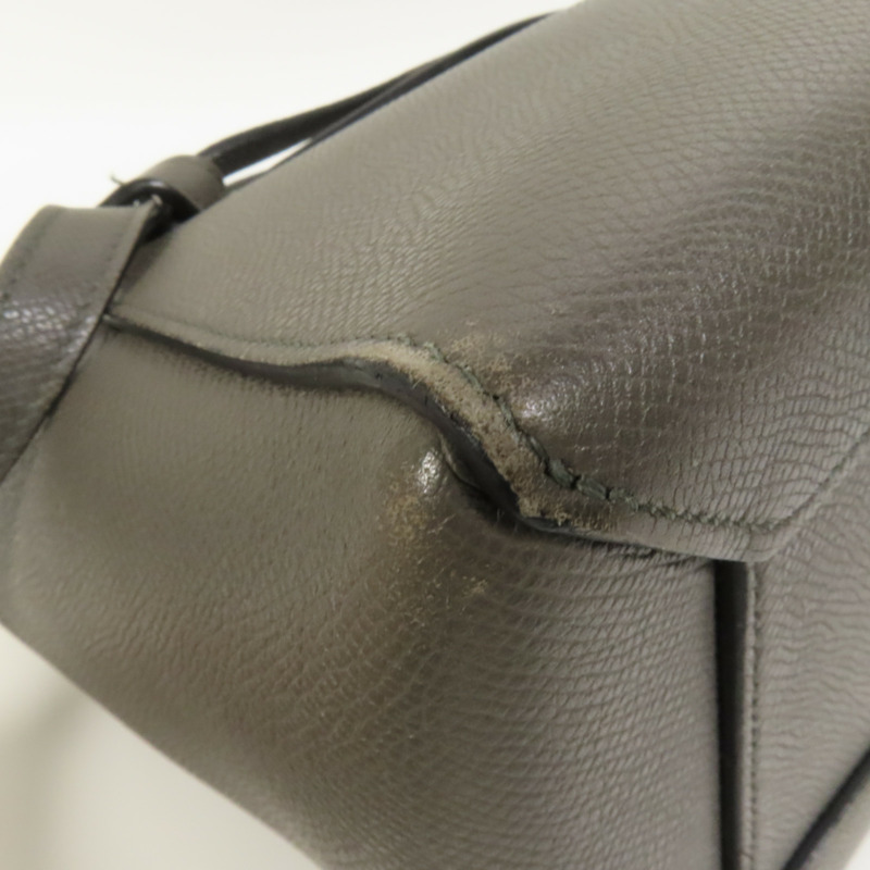 CELINE 牛皮皮革Micro Belt Bag金扣手挽肩背兩用袋-14