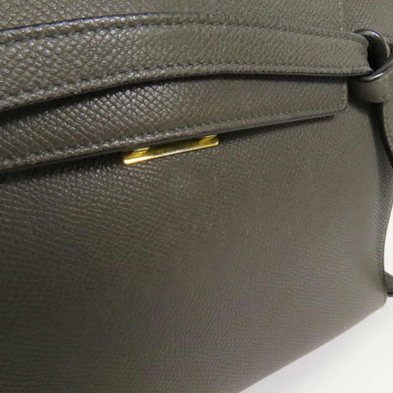 CELINE 牛皮皮革Micro Belt Bag金扣手挽肩背兩用袋-15