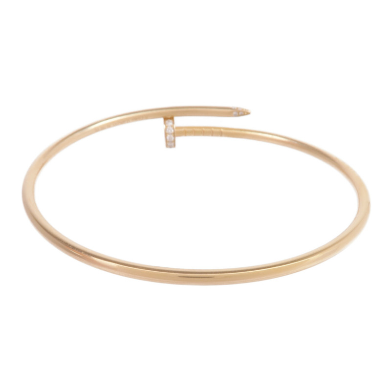 CARTIER 18K黃金Juste Un Clou SM手鐲-2