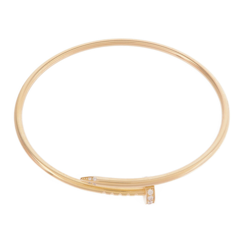 CARTIER 18K黃金Juste Un Clou SM手鐲-3