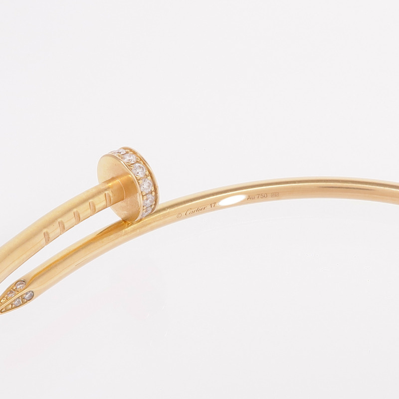 CARTIER 18K黃金Juste Un Clou SM手鐲-5