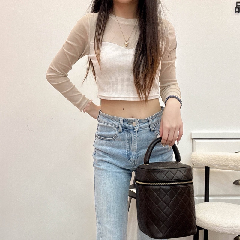 CHANEL 香奈兒大化妝手提包-15