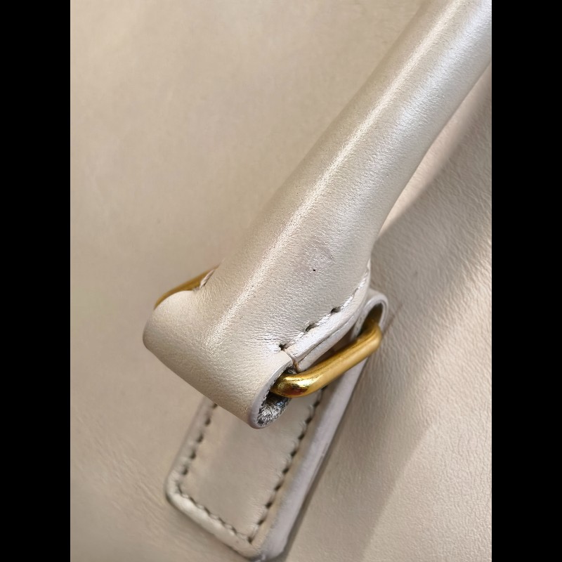 YSL 波士頓手提包 裸色 底長約31cm-20
