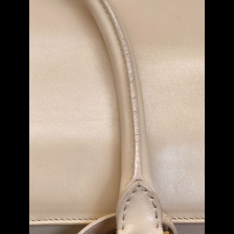 YSL 波士頓手提包 裸色 底長約31cm-25