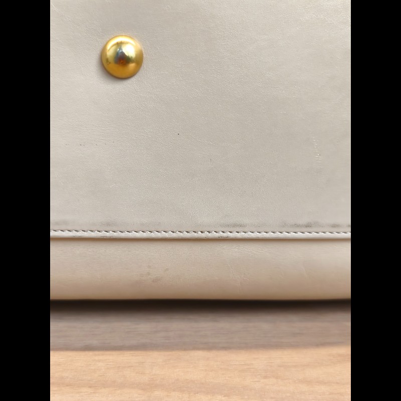 YSL 波士頓手提包 裸色 底長約31cm-29