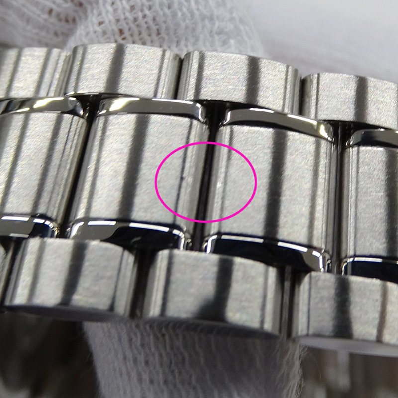 歐米茄超霸系列3513.50男士腕錶，日期顯示，自動上鍊，不鏽鋼錶殼，銀色/黑色，拋光-8