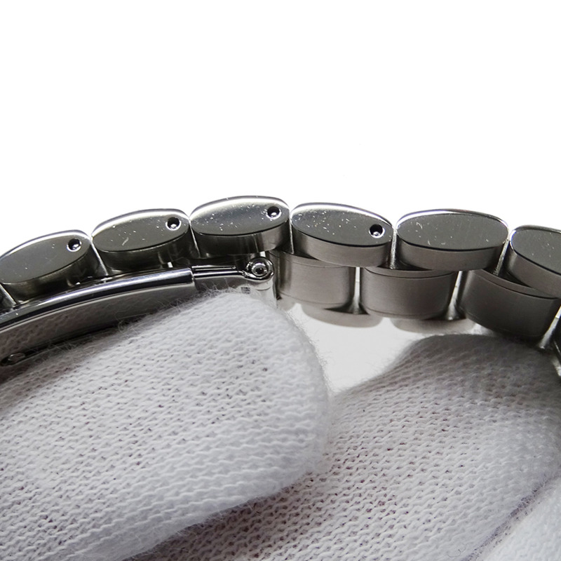 歐米茄超霸系列3513.50男士腕錶，日期顯示，自動上鍊，不鏽鋼錶殼，銀色/黑色，拋光-10