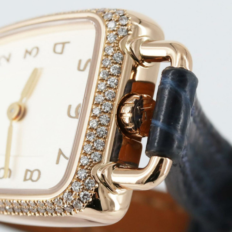 Hermès Galop d'Hermès PG 2D GA1.171 PG/RG 石英腕錶-2