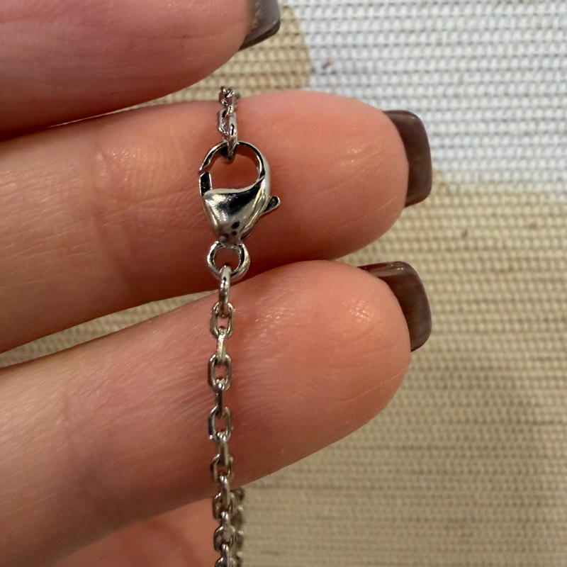 Hermes 黑銀 mini POP H項鍊-4