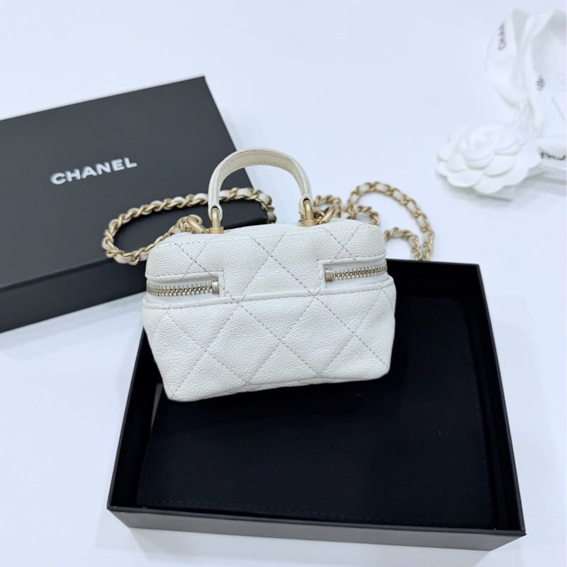 Chanel 香奈兒 vanity mini 白雪公主 化妝盒 小廢包 小盒子 口紅包 化妝包 斜背包 肩背包 手提包-1