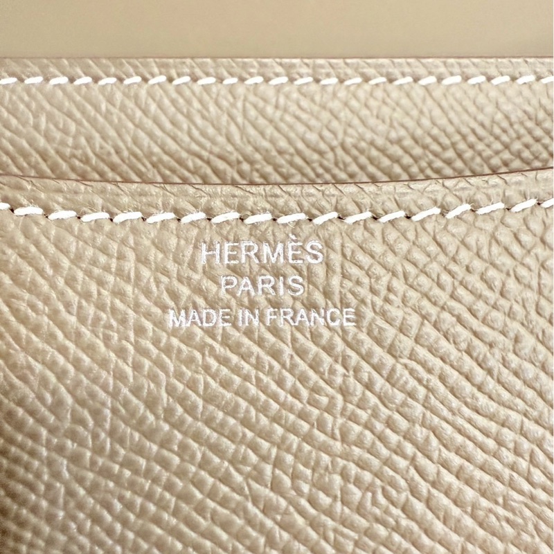Hermes 康康19 大象灰 銀釦 U刻 Epsom皮 全新-15