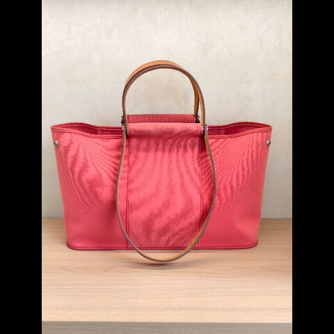 Hermes 帆布托特包 西瓜紅 肩背包手提包