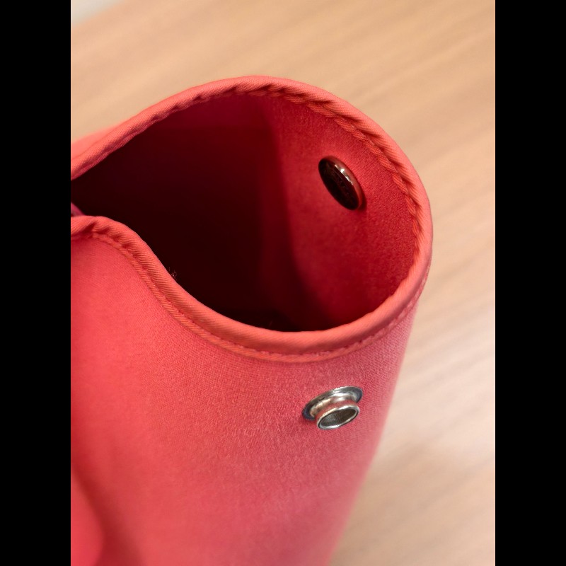 Hermes 帆布托特包 西瓜紅 肩背包手提包-11