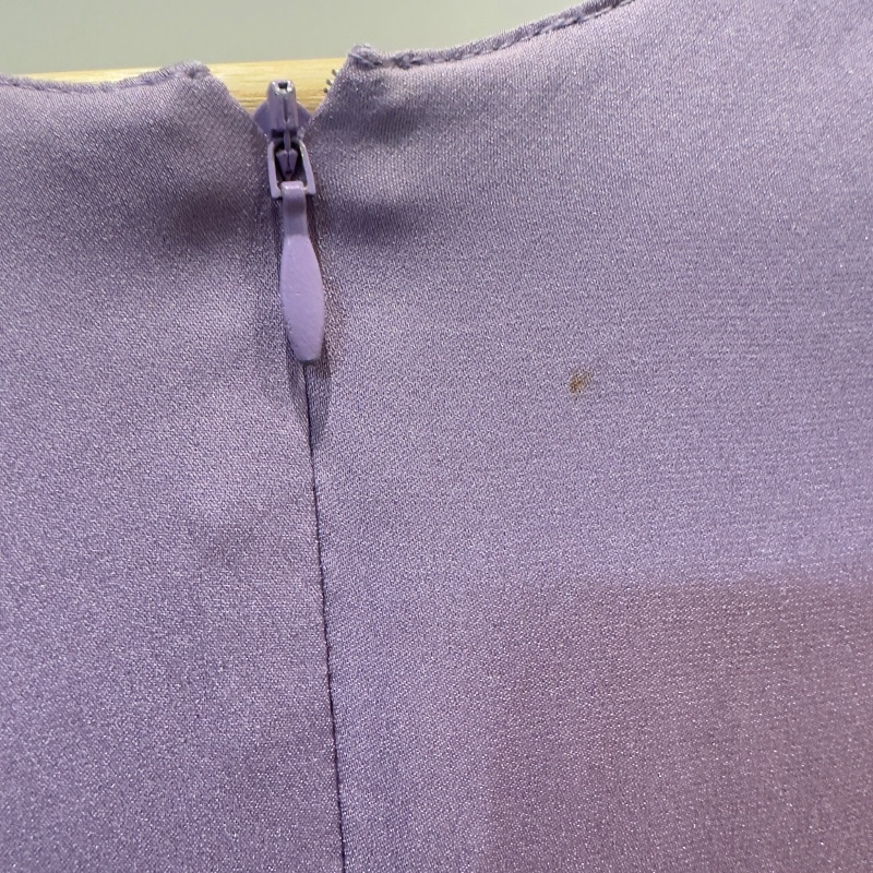 【美收精品】ARMANI 紫色緞面洋裝 4-521-2