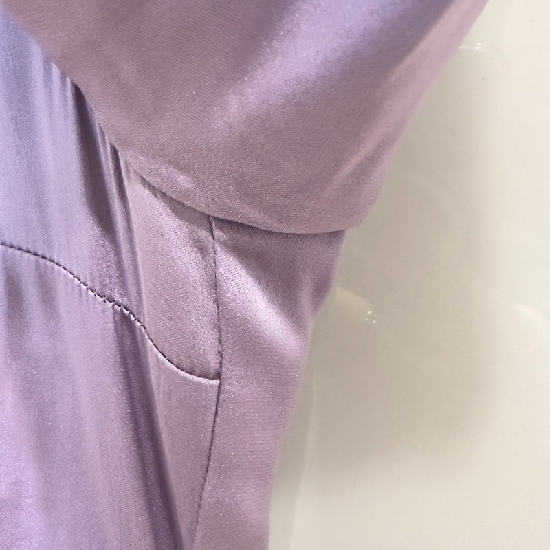 【美收精品】ARMANI 紫色緞面洋裝 4-521-3