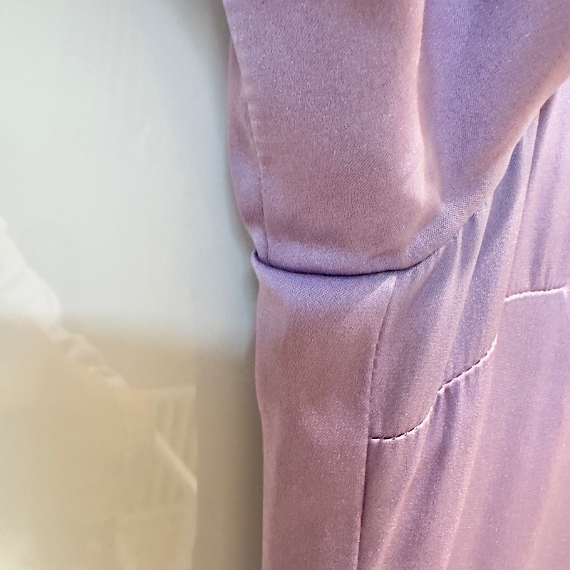 【美收精品】ARMANI 紫色緞面洋裝 4-521-4