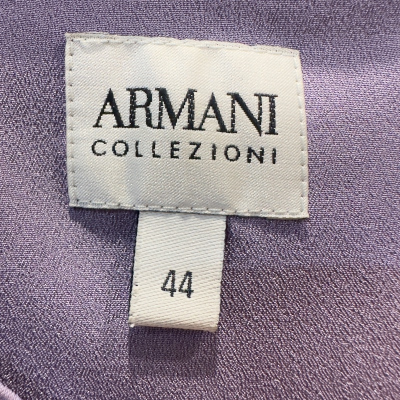 【美收精品】ARMANI 紫色緞面洋裝 4-521-5